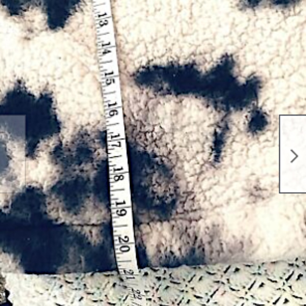 Wild Fable Women Teddy Jacket Sherpa White Blue XS - Picture 8 of 12